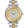 Versace Greca Flourish White Dial Two-tone Bracelet Watch