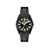 V-Dome Aluminum Bracelet Black Dial Watch