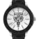 City Rush Stainless Steel Case Silicone Strap Watch