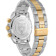 Hurricane Chronograph Blue Dial Two-tone Bracelet Watch