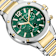 Ferragamo F-80 Green Dial Chrono Bracelet Watch