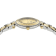 Versace Reve Womens Watch Two Tone Case Gold Guilloché Dial Two Tone Bracelet