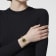 La Greca Womens Watch IP Yellow Gold Case Black Guilloché Dial IP Yellow
Gold Bracelet