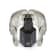 Philipp Plein Octagon Black Dial Black Bezel Black Silicone Strap Watch