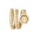 $nake Hexagon Yellow Dial Yellow Stainless Steel Crystal Watch