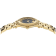 Versace Greca Flourish Black Dial Yellow Stainless Steel Bracelet Watch