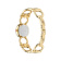 Double Gancini Yellow Stainless Steel Bracelet Watch
