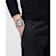 Greca Chrono Wave Silver Tone Dial Two-tone Stainless Steel Bracelet Watch