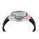 Philipp Plein The $keleton White Dial White Bezel Black Silicone Strap Watch