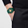 V-Pop Green Dial Silicone Watch