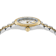 V-Code Silver Tone Dial Two-tone Stainless Steel Bracelet Watch