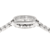 V-Chrono Square Silver Tone Dial Stainless Steel Bracelet Watch