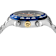 Versace Hellenyium Blue Sunray Dial Chrono Bracelet Watch