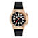 Ferragamo Sport Rose Bezel Black Polyurethane Strap Watch