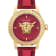 Versace Medusa Deco Red Leather Strap Watch