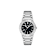 Ferragamo Sapphire Logo Black Matte Dial Stainless Steel Bracelet Watch