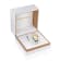 Versace Greca Flourish White Dial Two-tone Bracelet Watch