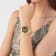 The $kull Spikes IP Yellow Bracelet Watch