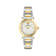 Versace Greek Silver Tone Dial Two-tone Stainless Steel Bracelet Watch