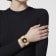 Versace Hera Womens Watch IP Yellow Gold Case Black Sunray Dial IP
Yellow Gold Bracelet