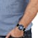 Versace Sport Chrono Blue Dial Leather Watch