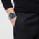 V-Dome Mens Watch Stainless Steel Case Blue Guilloché Dial Stainless
Steel Bracelet