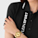Opium Champagne Dial IP Yellow Bracelet Watch
