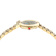 Gancini Twisted Yellow Stainless Steel Bracelet