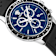 Versace Sport Chrono Blue Dial Leather Watch