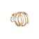 $nake Hexagon Yellow Dial Yellow Stainless Steel Crystal Watch