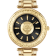 Opium Black Dial IP Yellow Bracelet Watch
