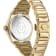 The $kull Spikes Crystal Black Dial IP Yellow Bracelet Watch