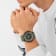 Tiger Power Black Case and Dial Silicone Strap Watch