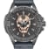 The $kull Silicone Strap Mens Watch