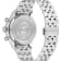 Hellenyium Chrono Petite Blue Bezel Stainless Steel Bracelet Watch