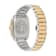 Versace Dominus Silver Tone Dial Two-tone Stainless Steel Chronograph Watch