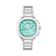 V-Chrono Square Blue Dial Stainless Steel Bracelet Watch
