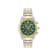 Versace Chrono Master Mens Watch Two Tone Case Green Guilloché Dial Two
Tone Bracelet