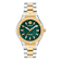 Plein Underdog Green Dial Two-tone Stainless Steel Bracelet Watch