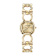 Double Gancini Yellow Stainless Steel Bracelet Watch