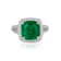Andreoli Emerald And Diamond Ring