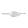 Andreoli White Gold And Diamond Snake Bangle