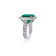 Andreoli Emerald And Diamond Ring