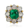 Andreoli Emerald And Diamond Ring