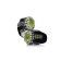 Andreoli Black Enamel Peridot And Diamond Ring