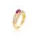 Andreoli Ruby And Diamond Ring