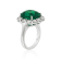 Andreoli Emerald And Diamond Ring