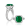 Andreoli Emerald And Diamond Ring