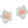 Andreoli Natural Coral And Diamond Earrings
