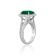 Andreoli Emerald And Diamond Ring